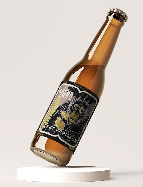 BIERE ARTISANALE ADEUS 2022 DE L'EFFET PAPILLON IMPERIAL STOUT